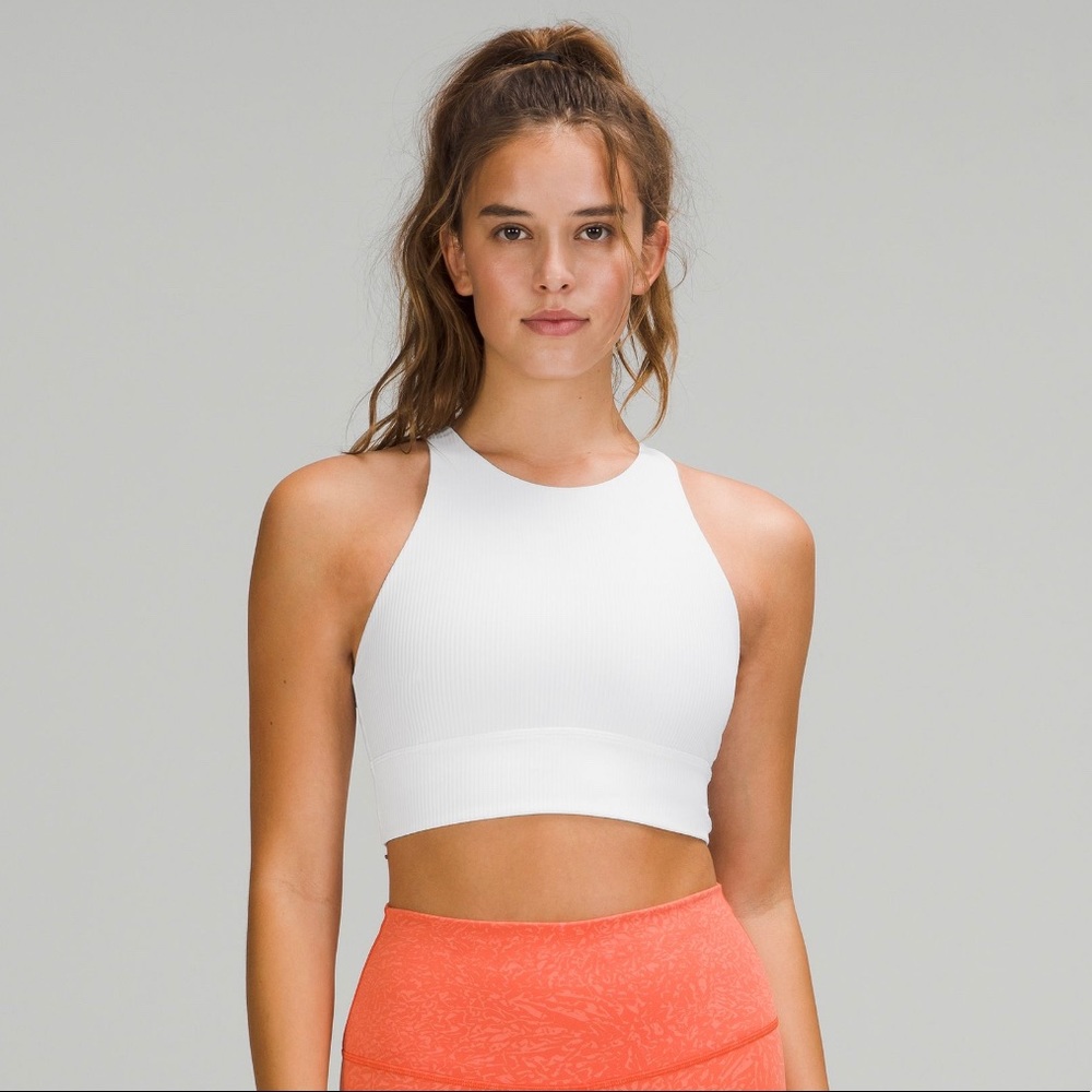 Lululemon Energy Ribbed Halter Bra